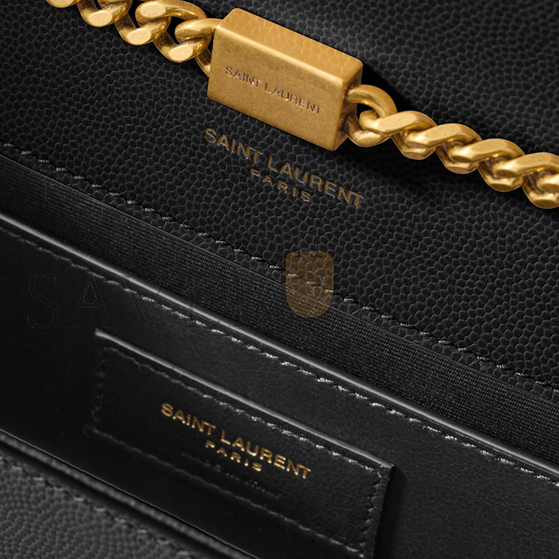YSL NEW KATE SMALL IN GRAIN DE POUDRE LEATHER 851504AAGBE1000 (20*13*5cm)
